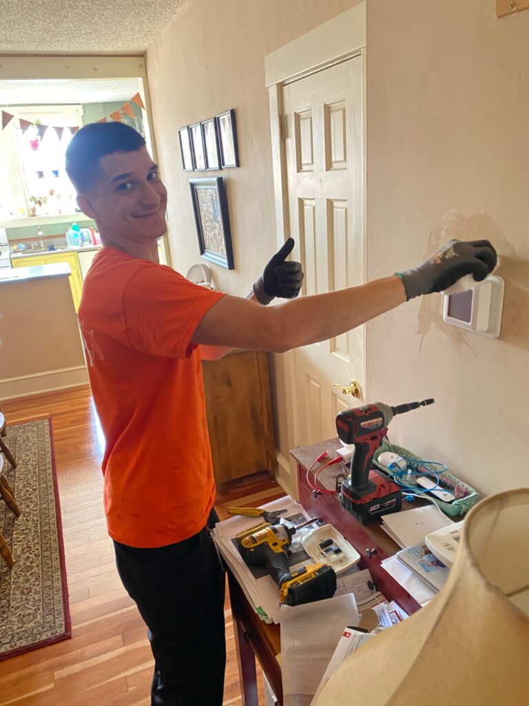Installing a thermostat