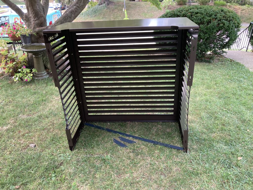 Back view of the cover for the Condenser