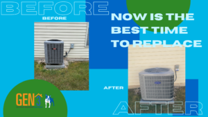 Before and After AC replacement